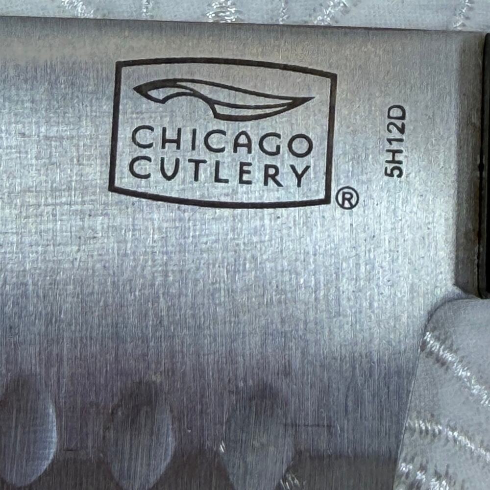 Cutco Black Santoku Knife 7 Inch Blade 12 Inch Overall Kitchen Chef Cutlery Tool